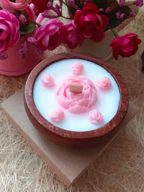 hediye hediye mum gül bahçesi hediye soya mumu kokulu mum sevgiliye hediye