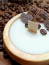 kahve kokulu mum çikolata kokulu mum doğal kokulu mum dekoratif kokulu mum